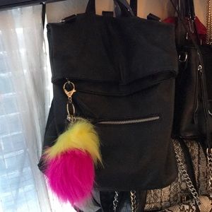 Leather backpack